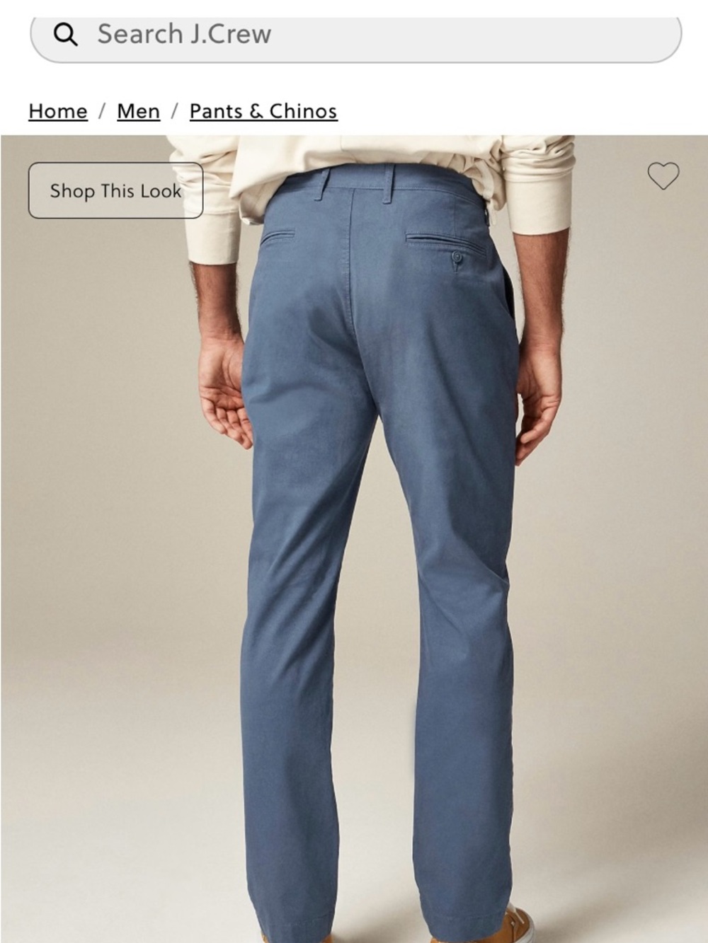 J. Crew Blue Men's 770 Chinos Size 32 - Picture 10 of 12
